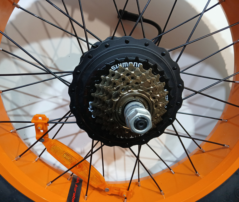 Мотор колесо XD240W 20х4.0 в сборе Электровелосипед KUGOO V4 PRO