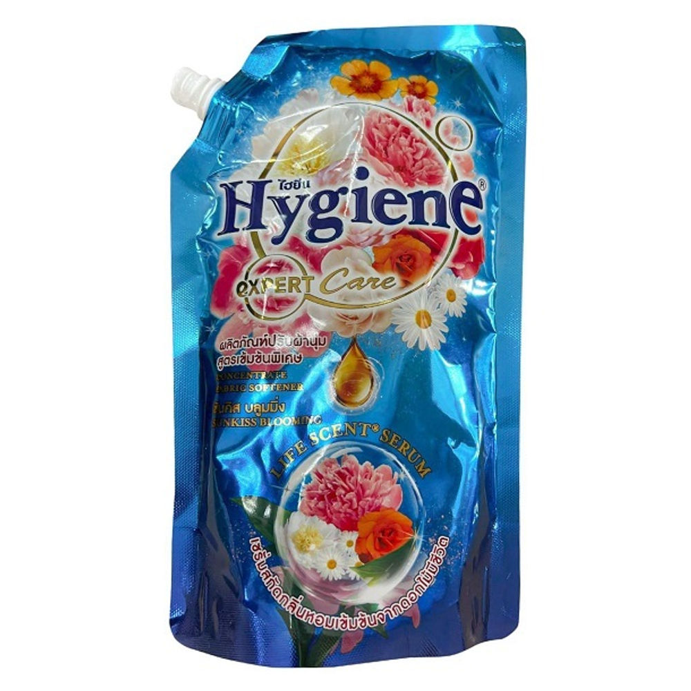 Тайский Кондиционер для Стирки Белья Концентрированный Hygiene Expert Care Парфюмированный "Солнечный поцелуй", 490мл.