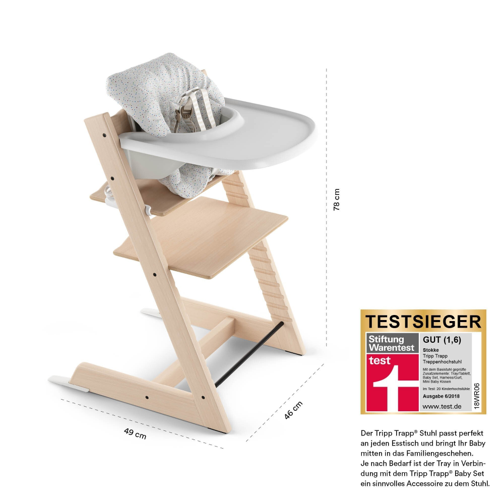 Стульчик Stokke Tripp Trapp, белый