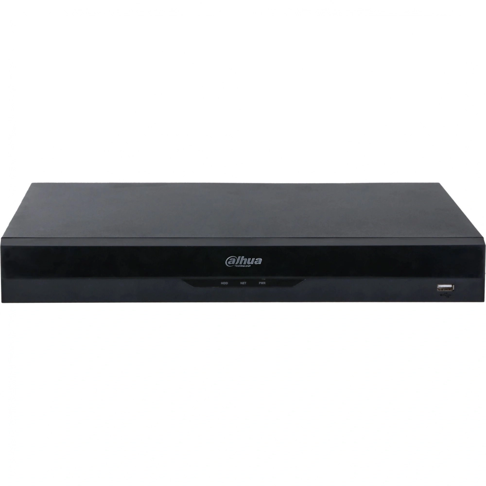 8-канальный IP-видеорегистратор Dahua c PoE до 448Мбит/с 2 SATA III до 16Тбайт 1 HDMI (8K), 1 VGA; 1 RJ45 1000Мбит/с, 8 RJ45 100Мбит/с (PoE/PoE+), до 130Вт, поддержка ePoE
