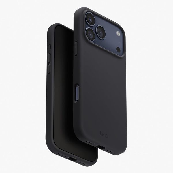 Чехол Uniq Lino Case для iPhone 17 Pro Max, Угольно‑серый | Charcoal Grey