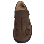 529367 сандалии мужские коричневые нубук