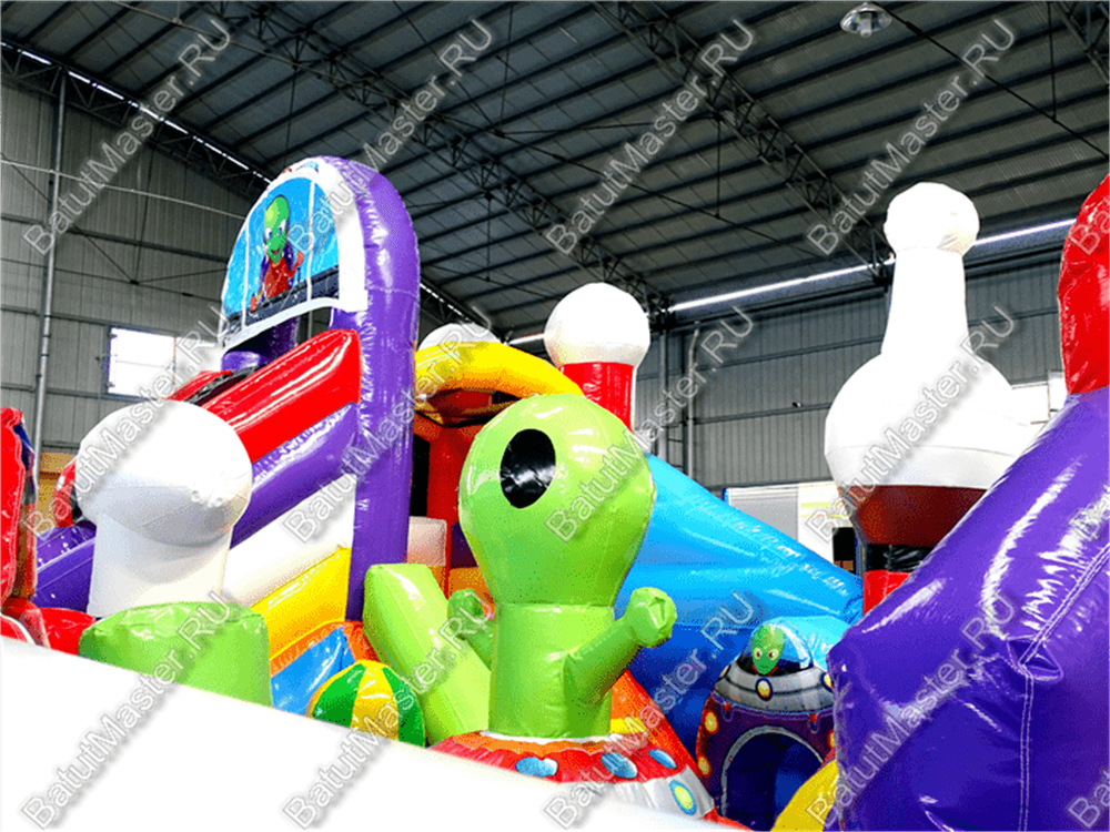 Коммерческий надувной батут "Инопланетяне"