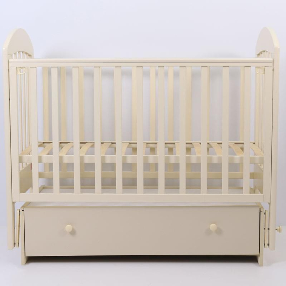 Кроватка детская Топотушки Дарина 6 маятник, слоновая кость