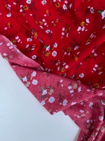 Ткань штапель для шитья плательная вискоза