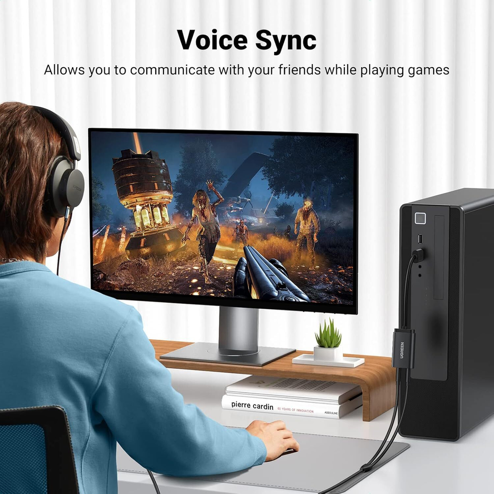 Конвертер USB 2.0 на Audio UGREEN 30724