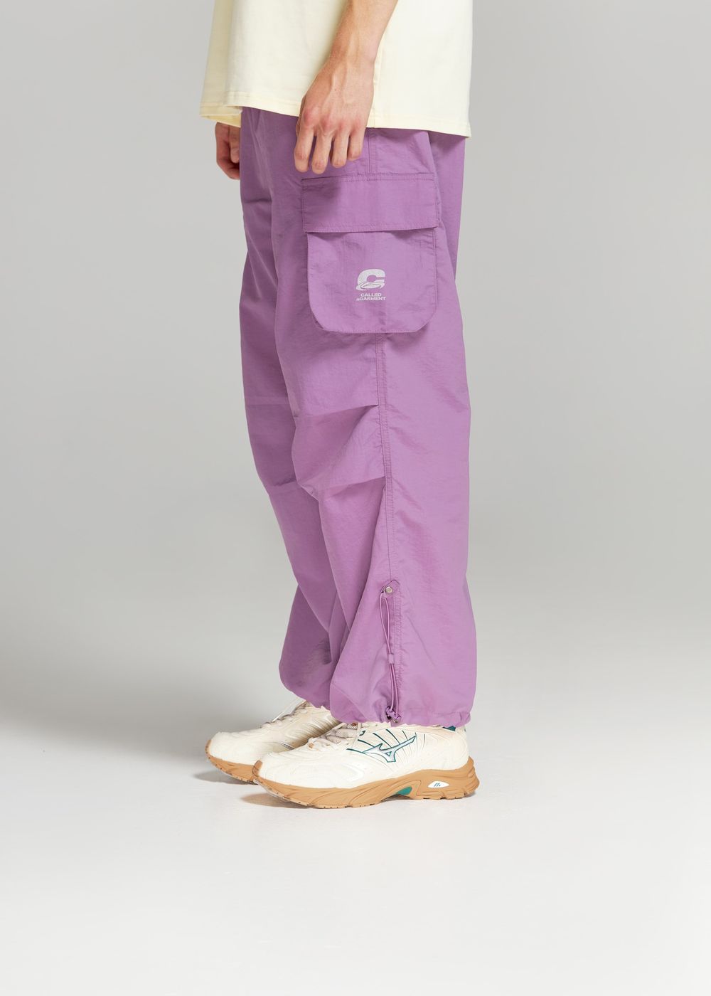 Брюки Called a Garment Multi pocket сиреневые