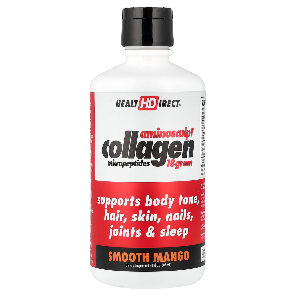 Health Direct, AminoSculpt® Collagen, коллаген с ароматом манго, 887 мл (30 жидк. унций)