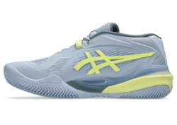 Мужские теннисные кроссовки Asics Gel-Resolution X Clay - grey blue/pistachio