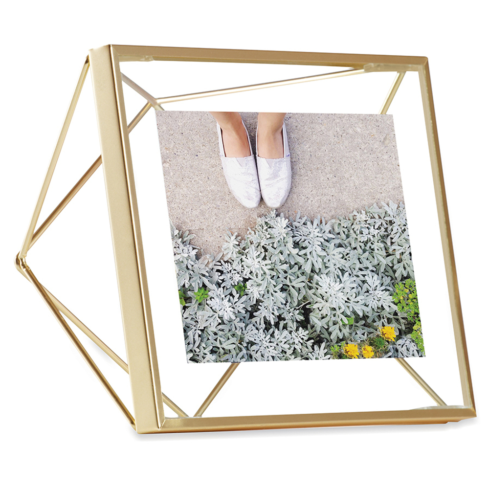 Фоторамка prisma 10х10 золотистая