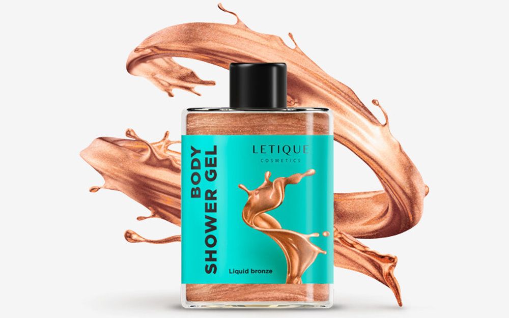 Гель для душа LETIQUE Cosmetics Body Shower Gel Liquid Bronze 300 мл