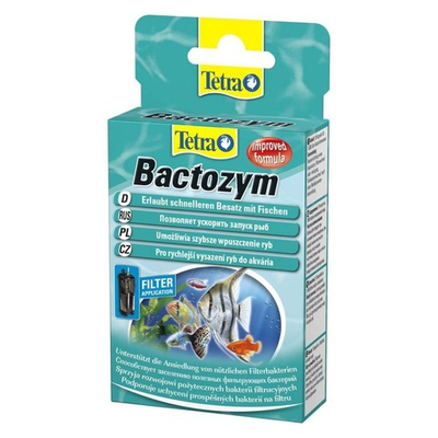 Tetra Bactozym 10 капсул - бактерии для аквариума (для быстрого запуска аквариума), на 1000 л воды