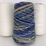 Caliza - Italy Stock- 75% шерсть, 25% п/а; 420м/100гр., мультиколор синий