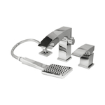 Смеситель для акриловой ванны 35к G1107 GAPPO (3 отв.) ХРОМ