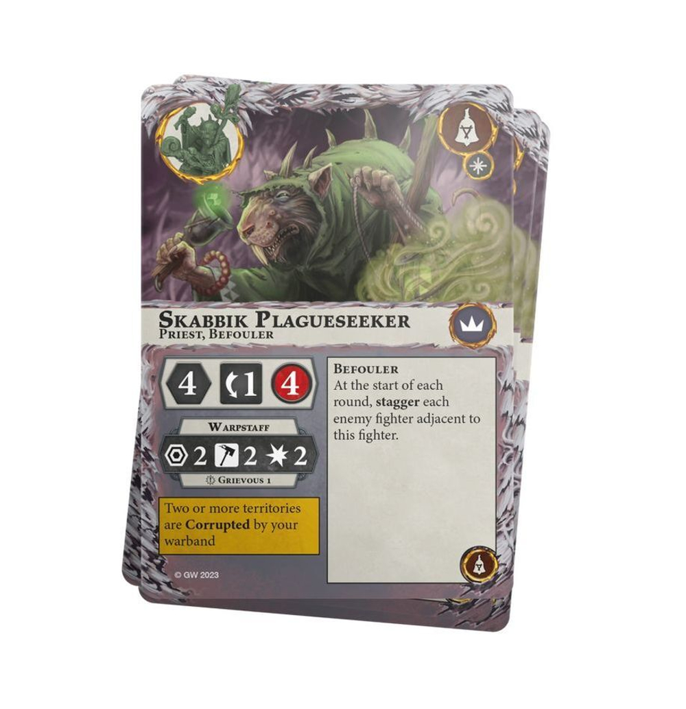 Warhammer Underworlds: Wyrdhollow - Skabbik's Plaguepack на английском языке