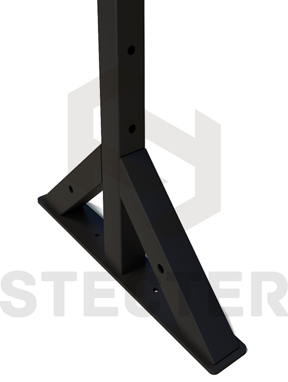 Стеллажная стойка - одинарная Н=1950 мм