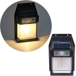 Фонарь садовый «Волшебство ночи» 16*10*4,5 см, на солнечной батарее (свеч., теплый белый) 1 LED, 3 реж., датчик движ.