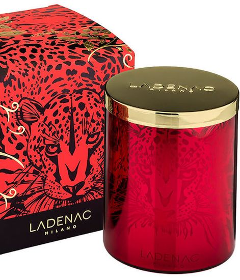 Leopard, свеча Africa collection, Ladenac Milano