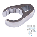 KING TONY (1031-27R) Ключ разрезной (воронья лапка) 1/2", 27 мм