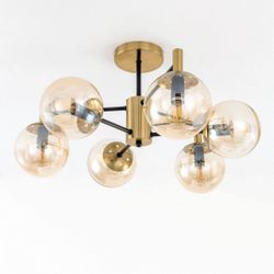 Citilux Шарлиз CL143163 Люстра на штанге Бронза