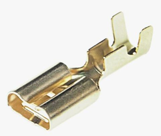 Клемма Мама 2101-07    6,3 стандарт Латунь  (уп100/300шт) 1216