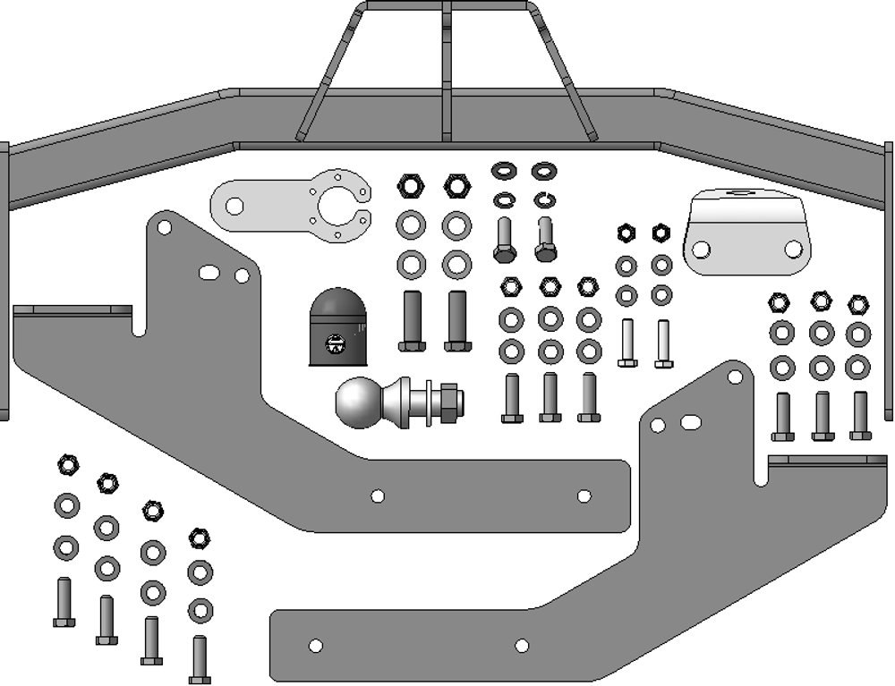 Фаркоп для Gazelle Next 2013- ТСУ G101FE