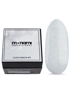 Monami Cloud Dancer Gel - Гель моделирующий молочный с шестигранниками 02, 15 гр