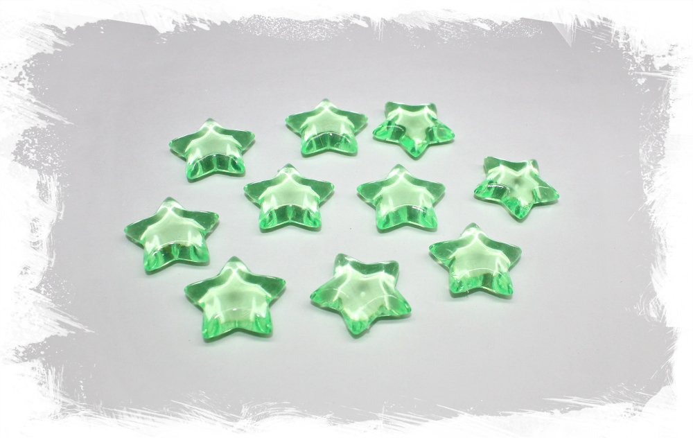 Звездочки пластиковые декоративные