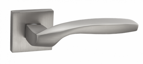 Ручка квадрат Пуэрто 538-03 MSN, цвет никель супер матовый алюминий (гарантия - 8 лет)