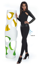 Легинсы Simini с эффектом push-up (Размер: M) (Цвет: черный)