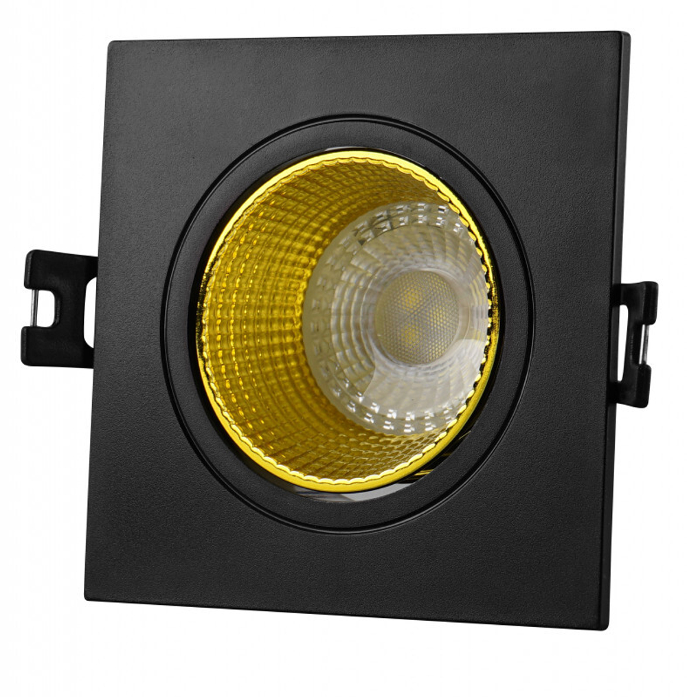 Встраиваемый светильник Denkirs DK3071-BK+YE