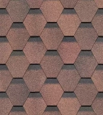 Гибкая черепица Docke PREMIUM Двухслойная "Шеффилд" Кофе 3м2