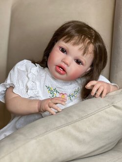 Кукла Реборн мягконабивная 60см в пакете (FA-522)