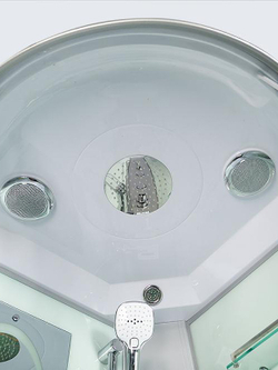 Душевая кабина WeltWasser (ВельтВассер) Werra XL 804, со средним поддоном, с электрикой и ГМ, 80x80x226