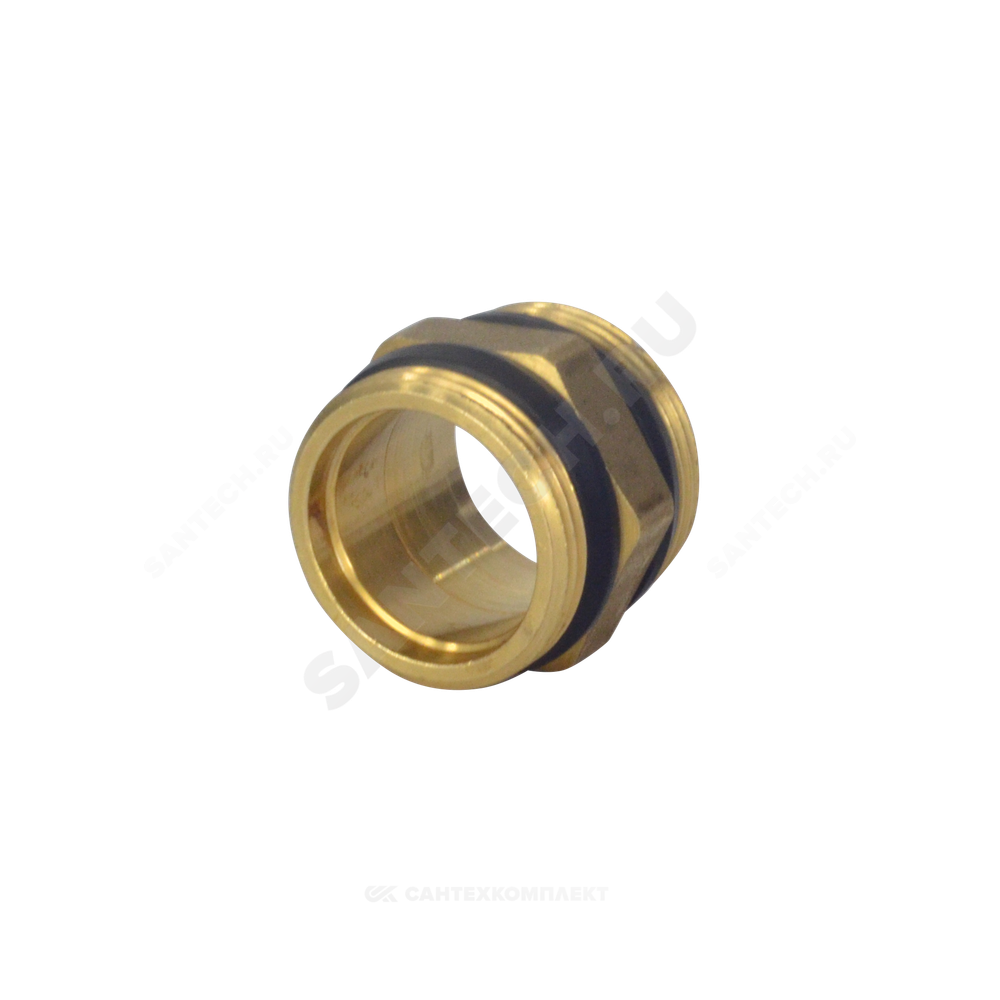 Ниппель латунь Ду 25 (1") НР R189D Giacomini R189DY005