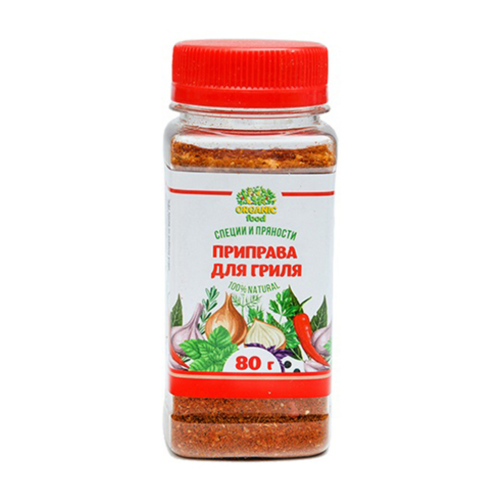Organic Food Приправа для гриля 80 гр. ПЭТ