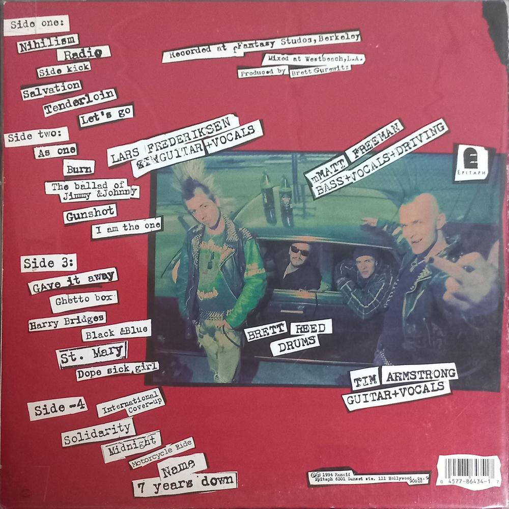 Rancid / Let's Go (Coloured Vinyl) (2х10" Vinyl LP)