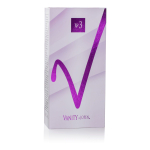 Перезаряжаемый фиолетовый вибромассажер Vr3 - 16,5 см. (Цвет: фиолетовый)