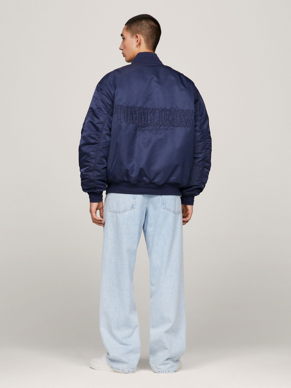 Бомбер Tommy Jeans Relaxed Fit Sateen Twilight Navy - S