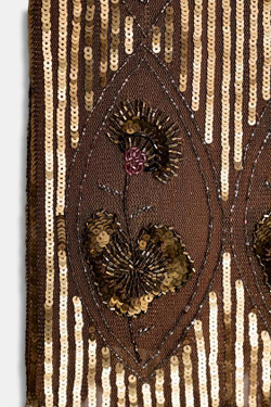 ZARA ЮБКА С ВЫШИВКОЙ — ZW COLLECTION LIMITED EDITION, ЗОЛОТОЙ