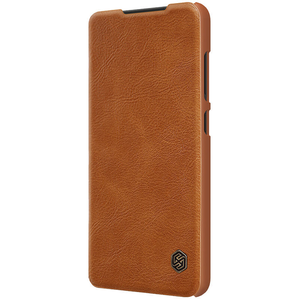 Кожаный чехол-книжка Nillkin Leather Qin Pro для Samsung Galaxy S22 Ultra