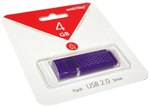 USB флеш накопитель 4 Gb SmartBuy Quartz (SB4GBQZ-V), фиолетовый