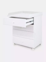 Комод "Ричард" 4 ящ. (арт.74) МДФ 600/4 (белый) NEW