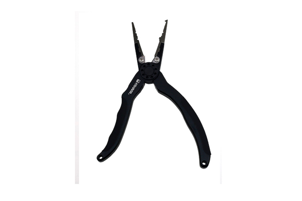 Мультиинструмент KAHARA 6.5" Alminum plires Rubber-handle slim type Matt Black
