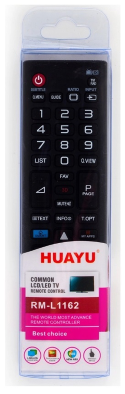 Универсальный пульт для телевизоров LG RM-L1162 корпус AKB73715603 (с функцией SMART TV)