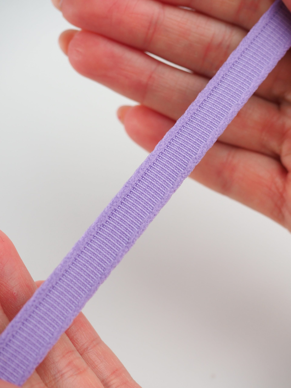 Туннельная лента яркая лаванда бесшовная малоэластичная ширина 10 мм