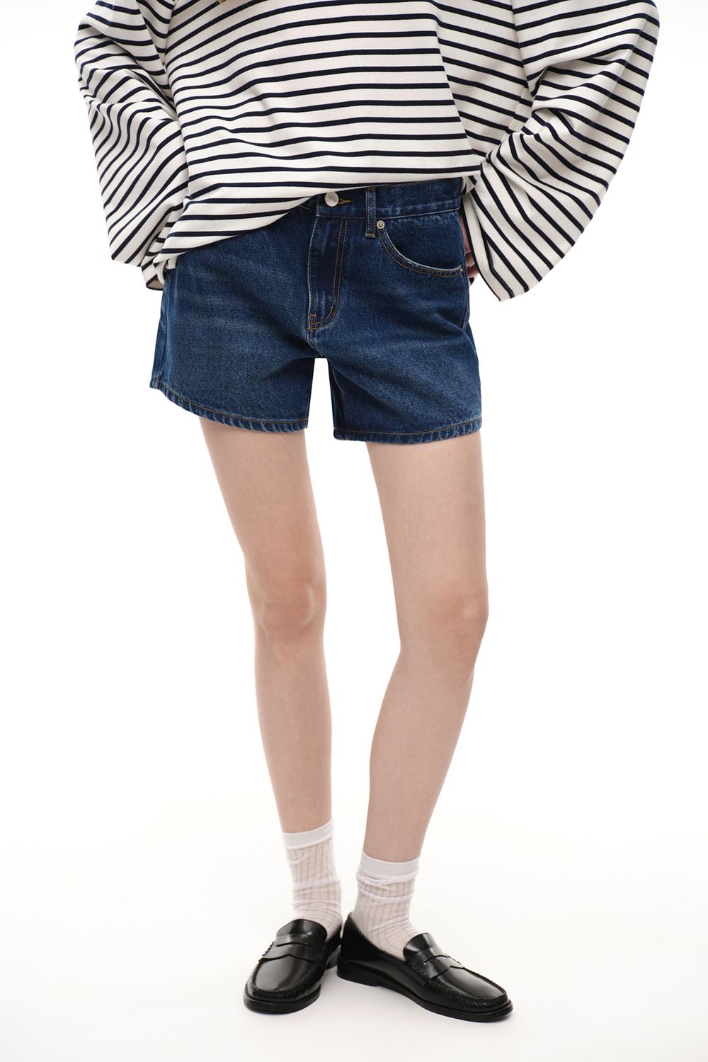 Шорты мини (Make Boys Cry), синие