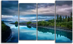 Модульная картина "Река мечты"