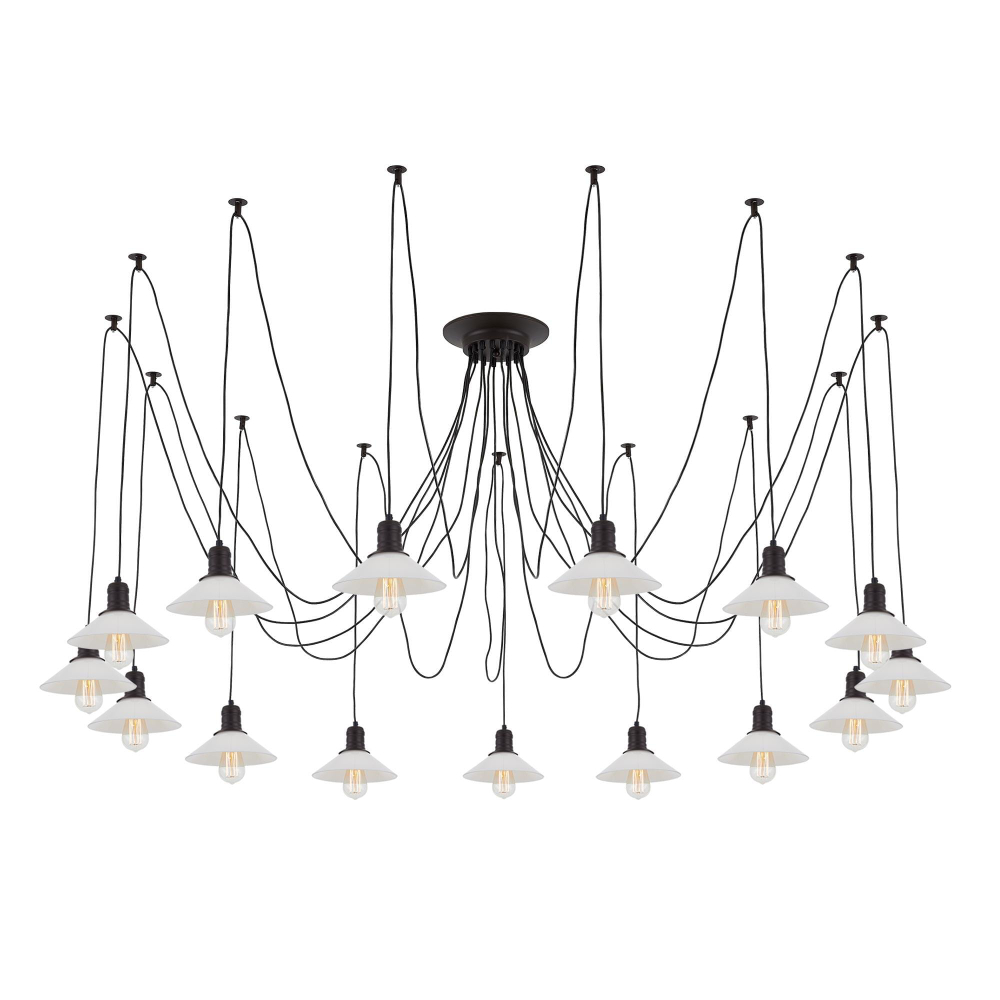 Citilux Эдисон CL451152 Люстра паук Венге