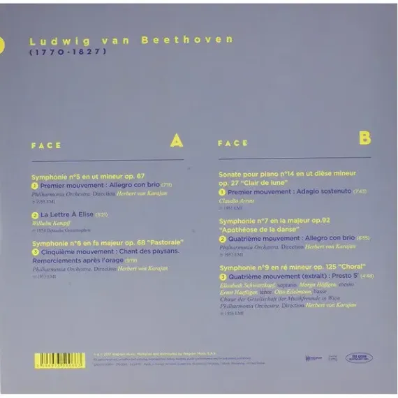 Ludwig van Beethoven - The Masterpieces Of Ludwig Van Beethoven - LP